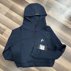 Alphalete full zip crop jacket Elmts ELEMENTS